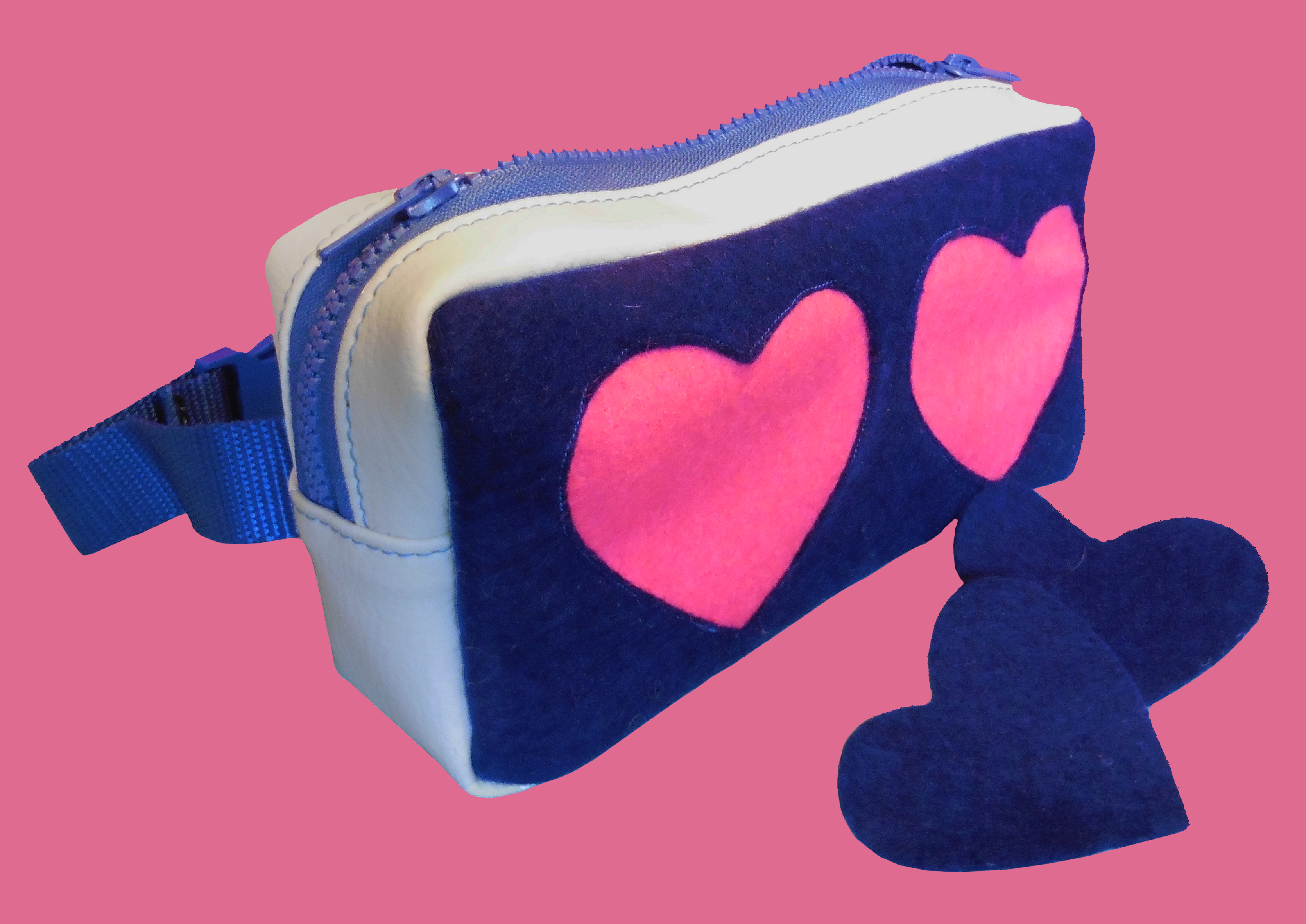 discARTed Hip Bag — candy hearts