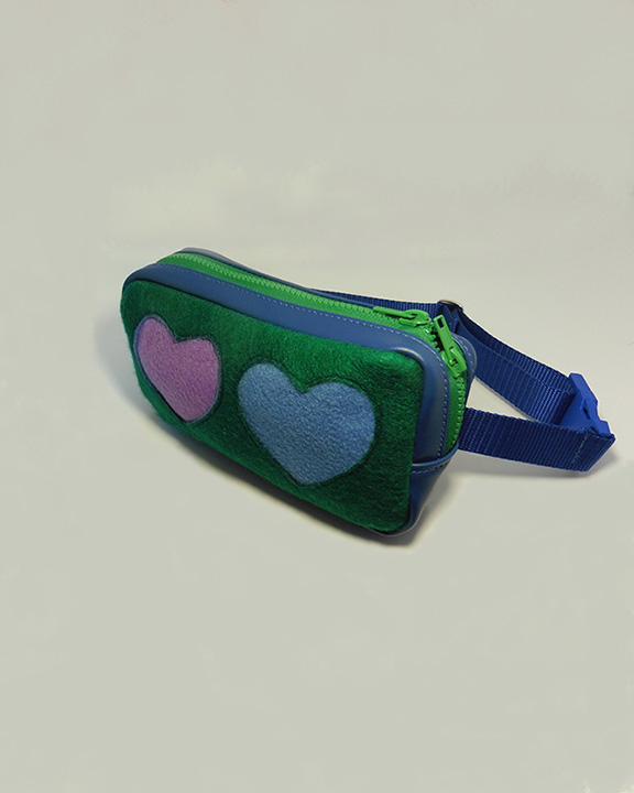 Hand stitched hip bag